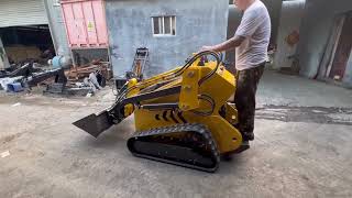 skid steer loader hot sale front end loader 4 wheel loader Japan Engine for saleskidsteerloader [upl. by Ehrsam]