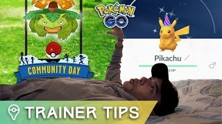 BULBASAUR COMMUNITY DAY  POKÉMON DAY SHINY PIKACHU IN POKÉMON GO [upl. by Eellac851]