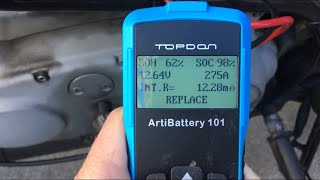 Battery Tester Review Topdon ArtiBattery 101 [upl. by Sedgewick]