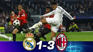 REAL MADRID PIERDE ante el MILAN 13 TIEMBLA ANCELOTTI🔥  UEFA CHAMPIONS LEAGUE [upl. by Kammerer]