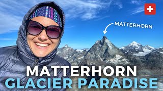 MATTERHORN GLACIER PARADISE  Things To Do In Zermatt Switzerland  Europe’s Highest Cable Car [upl. by Lawford]