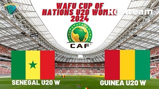 Senegal vs Guinea Live Stream 2024 WAFU U20 Womens Cup Of Nations SemiFinal Commentary Score [upl. by Monahon634]