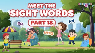 Sight Words I Learn Into An So  Sight Words Part 18 I Sentences I ukg I lkg I class 1 I Class 2 [upl. by Alema]