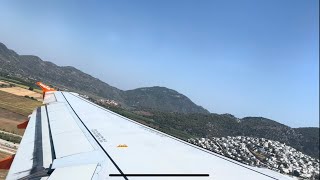 BREATHTAKING 4K Sunny Departure out of Dalaman Airport onboard EasyJet A320  Takeoff Video [upl. by Gino]