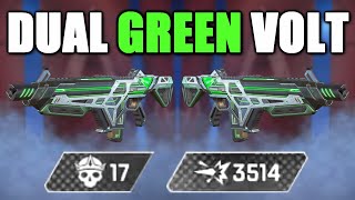 DUAL GREEN VOLTS r OP with Octane in Apex Legends [upl. by Carrnan346]