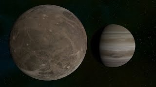 What If We Made Ganymede Larger Than Jupiter Universe Sandbox ² [upl. by Nylissej966]