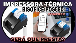 impressora de cupom pos58d bisofice comprei [upl. by Curley]