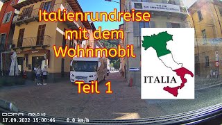 Wohnmobiltour durch ItalienHerbsturlaub 2022 Die Anreise Vlog2922 [upl. by Fulks]