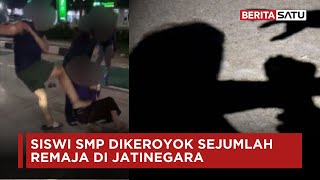 Siswi SMP Dikeroyok Sejumlah Remaja di Jatinegara  Beritasatu [upl. by Merrel]