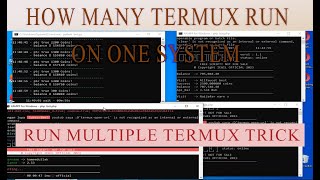 how many termux run on one system  multiple termux run one system  earn money online [upl. by Eugeniusz975]