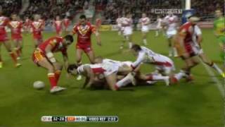 Saints Get Wide to Wested by Catalans Dragons [upl. by Cleodell]