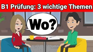 Mündliche Prüfung Deutsch B1  Gemeinsam etwas planenDialog  3 wichtige Themen  sprechen Teil 3 [upl. by Kristien]