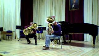 All of Me  jazz trio Russian Tuba Workshop [upl. by Nidnerb681]