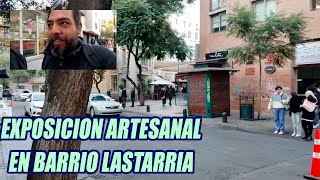 EXPOSICIÓN ARTESANAL EN BARRIO LASTARRIA 👩‍🎨🖌️🎨👨‍🎨 [upl. by Llerrac]