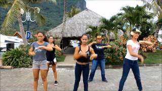 SHADOW OF CREW  Dont worry and dance wiht me Collège de BORA BORA [upl. by Port]