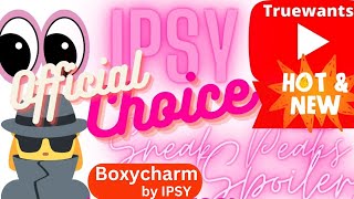 IPSY Boxycharm January 2024 Spoiler OFFICIAL CHOICE Boxycharm amp ADDONS SneakPeek Informative Video [upl. by Eleen625]