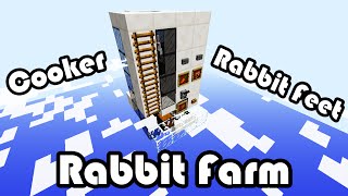 Tiny Rabbit Farm Breed Cook Rabbits Foot 18 Minecraft [upl. by Hartfield985]