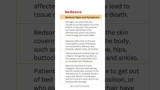 Bedsore Signs and Symptoms  decubitus ulcer pressure sore and pressure ulcer [upl. by Viole]