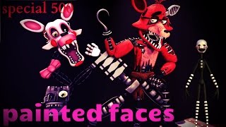 Pmvfnaf painted faces remix [upl. by Cosetta]