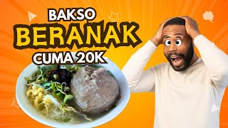 KESERUAN MENCARI BAKSO BERANAK HARUS MELEWATI JEMBATAN GANTUNG [upl. by Antonetta]