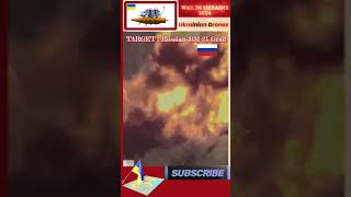 Ukrainian Troops wipe out Russian BM 21 Grad shorts [upl. by Urana]