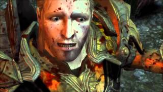 Dragon Age Origins Teyrn Loghains Betrayal [upl. by Nollid]