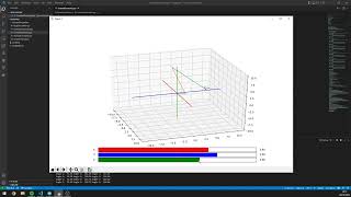 3 DOF Inverse kinematics simulation model Usage example  Python [upl. by Barhos]