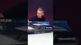 RC boat 4s Disruptor from Traxxas Tandem Axle boat trailer for Disruptor remotecontrol [upl. by Imas]