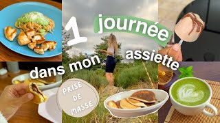 UNE JOURNÉE DANS MON ASSIETTE EN PRISE DE MASSE 2 🍵 [upl. by Arquit190]