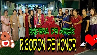 Rigodon de Honor â¤ï¸ Kadena de Amor Barangay Palasinan [upl. by Way611]