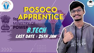 POSOCO Apprentice 2024  Detailed Notification Out [upl. by Abdu330]