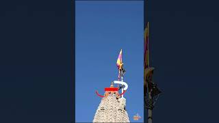 श्री हरि द्वारिकाधीश जी ध्वजा आरोहण के दर्शनjaydwarkadhishyoutubeyoutubeshorts [upl. by Waverly790]