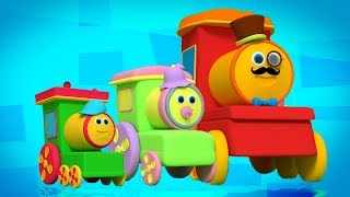 Боб Поезд палец Семья  палец семьи рифмы  Bob Train Song  Kids Rhyme  Train Finger Family [upl. by Lunseth]