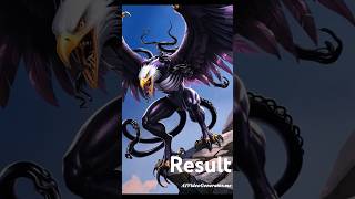 Eagle and venom hybrid 👽☠️trending animation trendingshorts eagles venomshorts [upl. by Taam196]