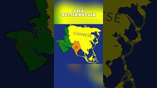 Asia Battle Royale countryballs war mapping asia [upl. by Betthezul364]