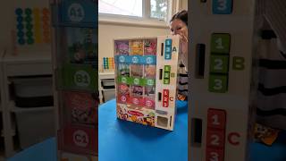 Snacks vending machine SO CUTE 🥹🧮💙amazonfinds asmr restockasmr cleaningwithgabie [upl. by Macgregor]