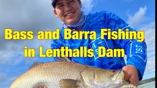 Bass and Barra fishing in Lenthalls Dam [upl. by Countess73]