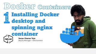 04 02 Installing Docker desktop and spinning nginx container [upl. by Riane]