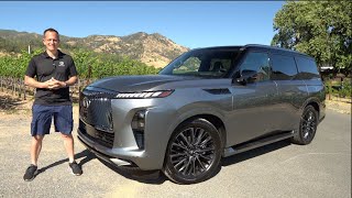 Is the 2025 Infiniti QX80 a BETTER full size luxury SUV than a Lincoln Navigator [upl. by Anirod]