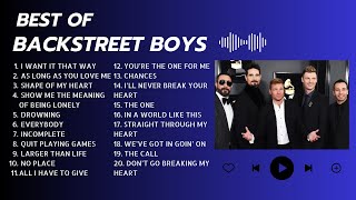 BACKSTREET BOYS greatest hits ULTIMATE COMPILATION [upl. by Ylsew]