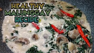 HEALTHY MALUNGGAY RECIPE  Ginataang Malunggay with Atay and Balunan ng Manok [upl. by Kier]