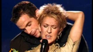 Celine Dion Et Garou  Sous Le Vent Live [upl. by Ellitnahc]