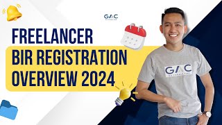 📍 Freelancer BIR Registration Overview 2024 📍 [upl. by Aimil]