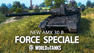 AMX 30 B  SPECIAL FORCE  World of Tanks  Skin 3D [upl. by Aerdied]