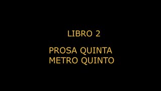 BOECIO LA CONSOLACIÓN DE LA FILOSOFÍA LIBRO ll PROSA QUINTA METRO QUINTO [upl. by Maccarthy]