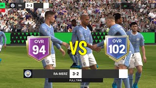 ONE MATCH TV  Defeating OVR 102 with OVR 94 in EA FC Mobile Epic Victory [upl. by Seed658]