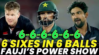 6️⃣6️⃣6️⃣6️⃣6️⃣6️⃣ Faujis Power Show Against Kiwis Bowlers  Pakistan vs New Zealand  PCB  M2B2A [upl. by Eixid]