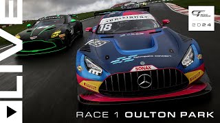 FULL RACE  Race 1  Oulton Park  2024 British GT Championship [upl. by Harald699]