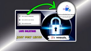 How to Unlock Locked Facebook Account 2024  Live Solution Just Few Minutes  Unlock Lock Facebook [upl. by Laurance]