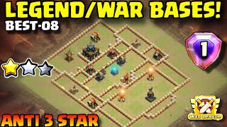 UPDATED🔥BEST08 Th17 WAR BASE Link  TH17 LEGEND Base With Link  Anti 2Star Base Link  Th17 Bases [upl. by Dhruv]